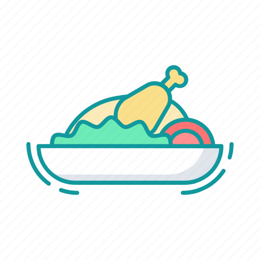 Chicken, food, food delivery, meal, restaurant icon - Download on Iconfinder