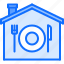 delivery, eat, food, house, restaurant 