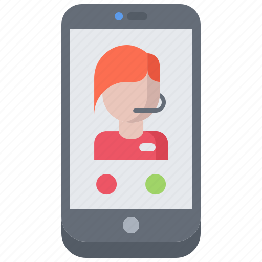 Delivery, eat, food, phone, restaurant, support, woman icon - Download on Iconfinder