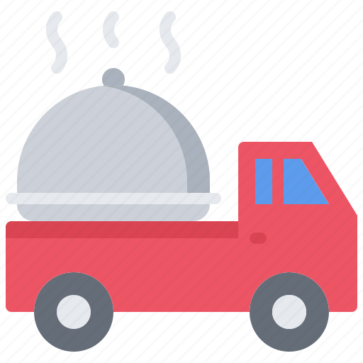 Cloche, delivery, eat, food, restaurant, truck icon - Download on Iconfinder