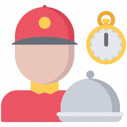 Cloche, courier, delivery, eat, food, restaurant, time icon - Download on Iconfinder