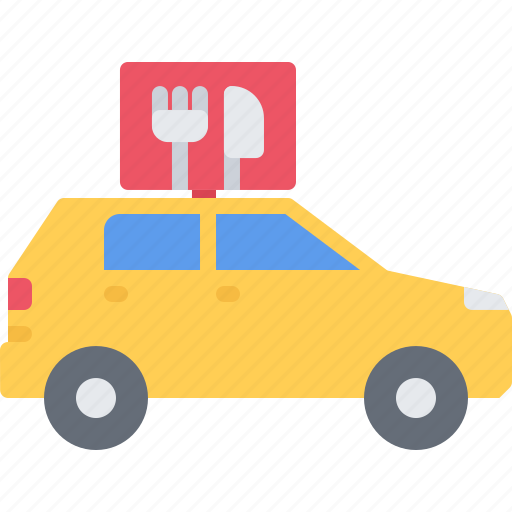 Car, delivery, eat, food, restaurant icon - Download on Iconfinder