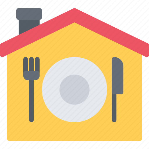 Delivery, eat, food, house, restaurant icon - Download on Iconfinder