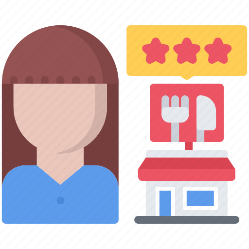 Delivery, eat, food, rating, restaurant, review icon - Download on Iconfinder