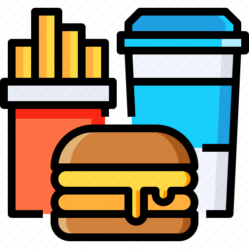 Burger, drink, fast, food, junk icon - Download on Iconfinder