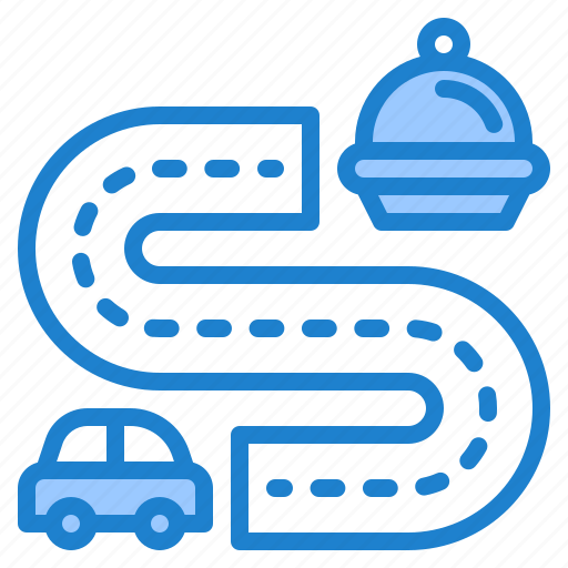 Car, delivery, food, road, shipping icon - Download on Iconfinder