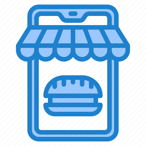 Delivery, food, mobilephone, shop, store icon - Download on Iconfinder