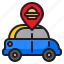 car, delivery, food, location, shipping 