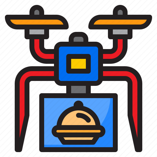 Delivery, drone, food, package, shipping icon - Download on Iconfinder