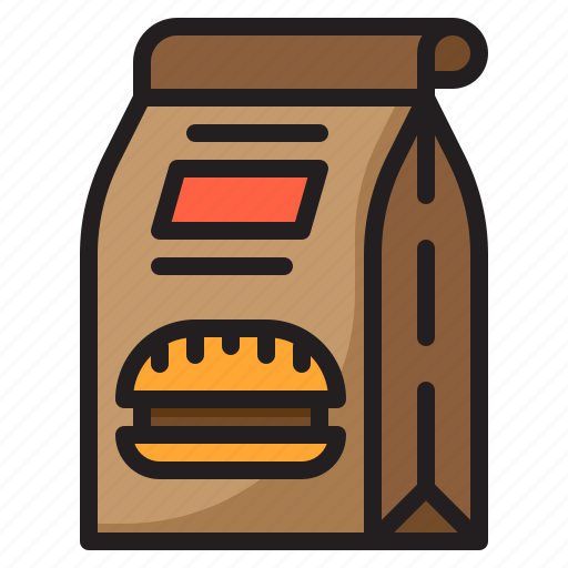 Bag, delivery, food, package, shopping icon - Download on Iconfinder