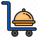 cart, delivery, food, logistic, shipping