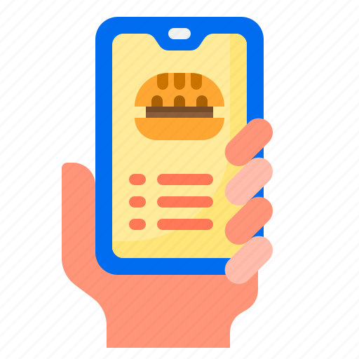 Delivery, food, package, shippingmobilephone icon - Download on Iconfinder