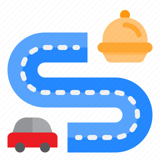 Car, delivery, food, road, shipping icon - Download on Iconfinder