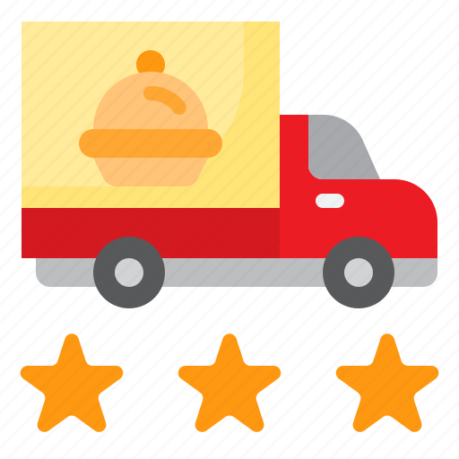 Delivery, food, rating, star, truck icon - Download on Iconfinder