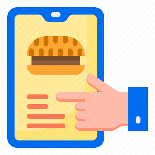 Buy, delivery, food, mobilephone, package icon - Download on Iconfinder