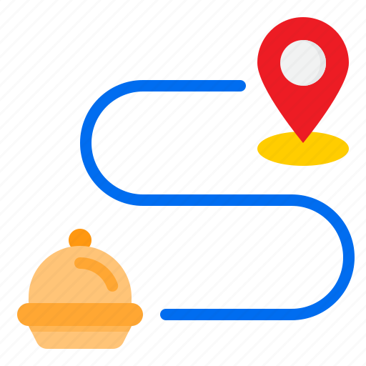 Delivery, food, location, map, shipping icon - Download on Iconfinder