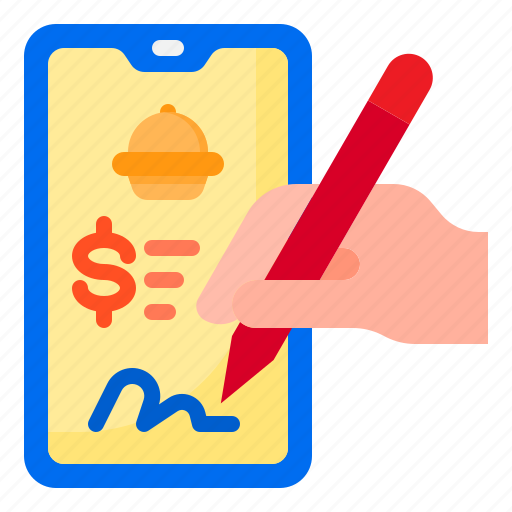 Delivery, food, mobile, online, pay icon - Download on Iconfinder