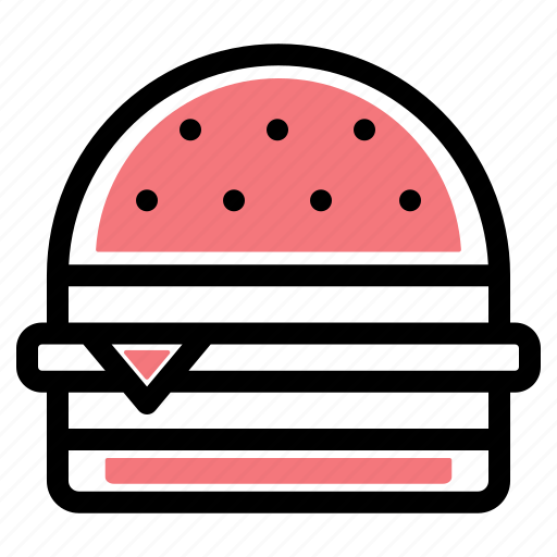 Hamburger, burger, food, fast food, restaurant, delivery, cheeseburger icon - Download on Iconfinder