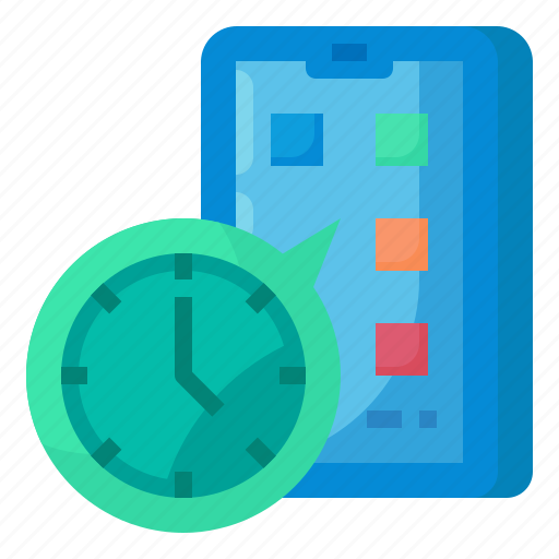 Application, clock, delivery, time, smartphone icon - Download on Iconfinder
