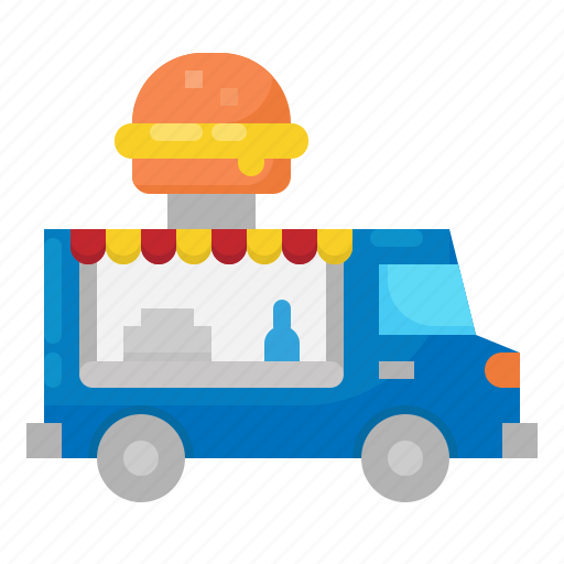 Food, truck, delivery, burger, sell icon - Download on Iconfinder