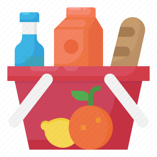 Grocery, food, store, market, basket icon - Download on Iconfinder