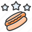 favorite, food, star, rating, hotdog, delicious, sweet 