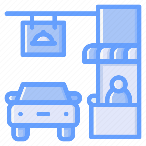 Drive thru, drivethru, driver thru test, food, restaurant, meal icon - Download on Iconfinder