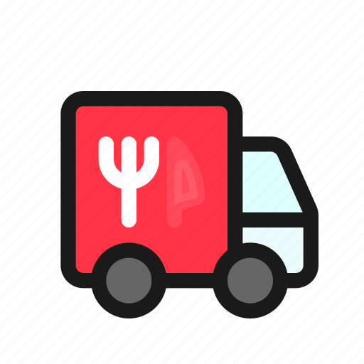 Delivery, food, truck, shipping, service, order, courier icon - Download on Iconfinder