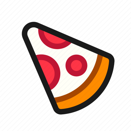 Food, pizza, slice, menu, neapolitan, lunch, dinner icon - Download on Iconfinder