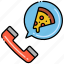 food, order, phone, pizza 