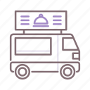 delivery, food, truck, vehicle