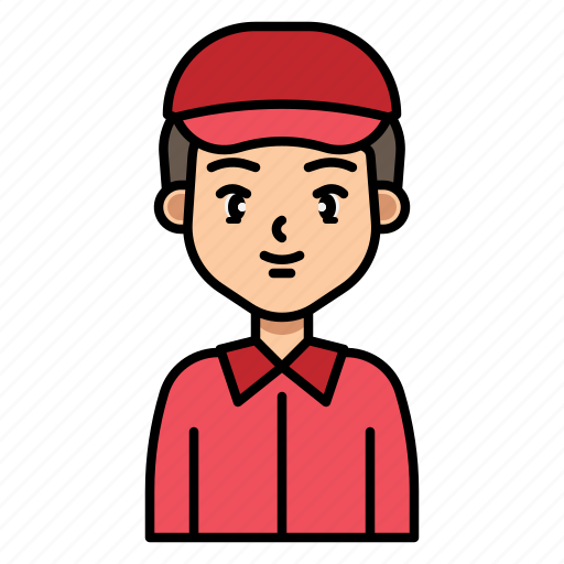Delivery, man, boy, avatar, career icon - Download on Iconfinder