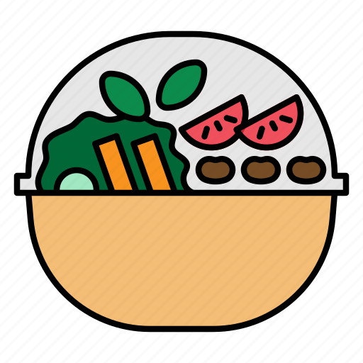 Salad, bowl, organic, vegetable, vegan, healthy, food icon - Download on Iconfinder