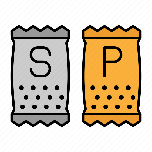 Salt, pepper, sachet, packet, seasoning icon - Download on Iconfinder