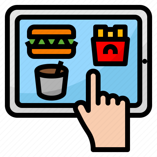 Delivery, food, online, order, tablet icon - Download on Iconfinder