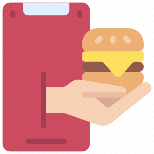 Burger, app, delivery, diet, takeout, takeaway icon - Download on Iconfinder