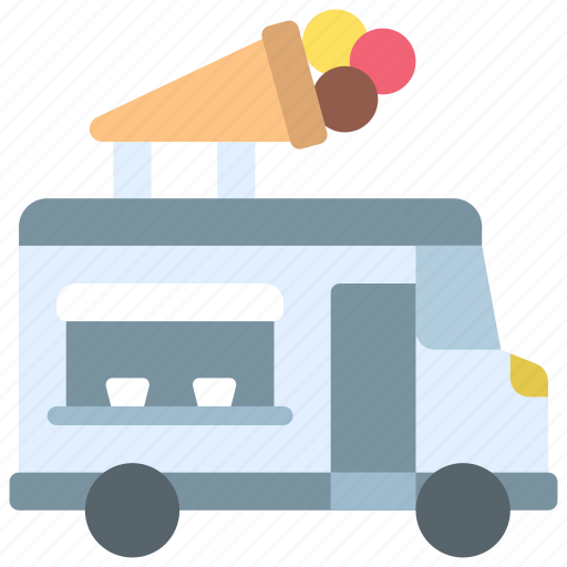 Ice, cream, truck, diet, takeout, takeaway icon - Download on Iconfinder