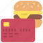 pay, for, burger, diet, takeout, takeaway 
