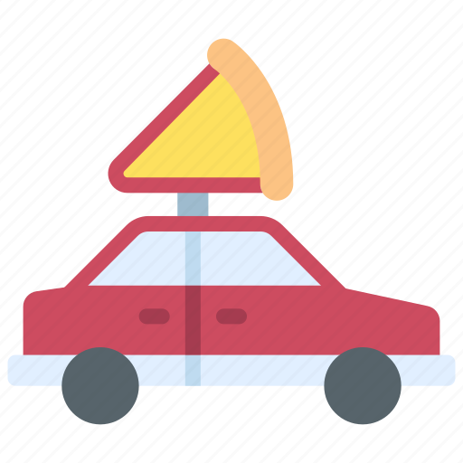 Pizza, delivery, car, diet, takeout, takeaway icon - Download on Iconfinder