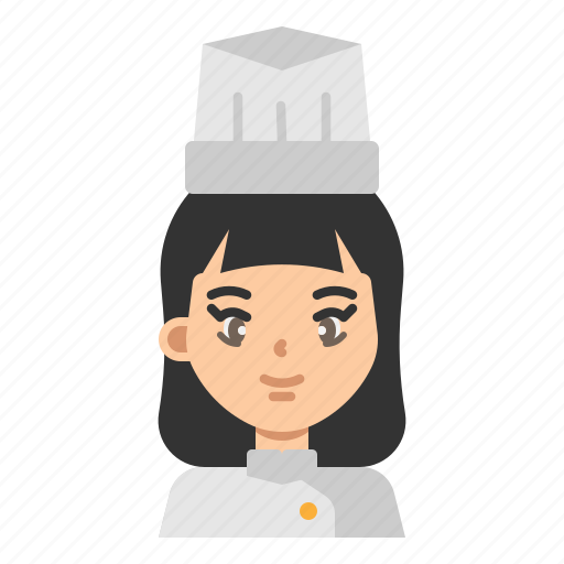 Avatar, chef, woman, girl, career, cook, restaurant icon - Download on Iconfinder