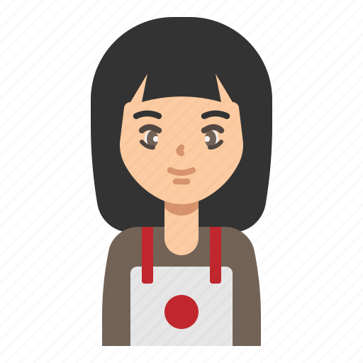 Avatar, woman, girl, seller, butcher, barista icon - Download on Iconfinder