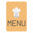 menu, food, list, restaurant, book, card, delivery
