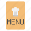 menu, food, list, restaurant, book, card, delivery 