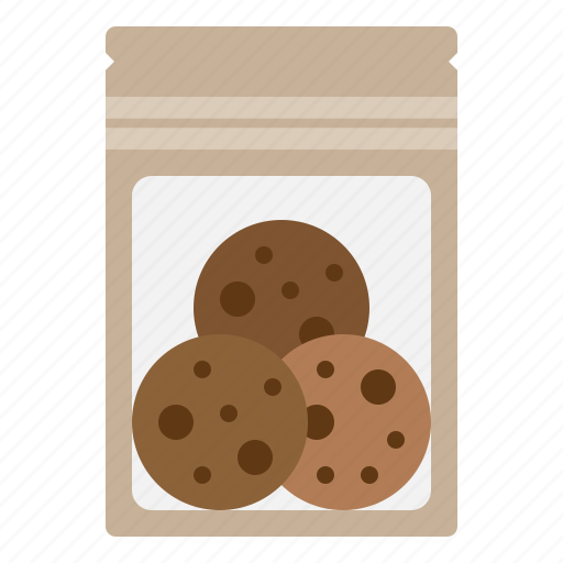 Zip, lock, bag, package, cookies, dessert icon - Download on Iconfinder