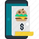 bill, receipt, invoice, online, food, app, payment, mobile, phone