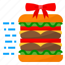 delivery, fast, food, gift, hamburger