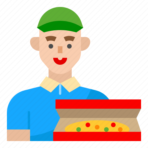 Avatar, delivery, food, man, pizza icon - Download on Iconfinder