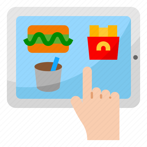 Delivery, food, online, order, tablet icon - Download on Iconfinder