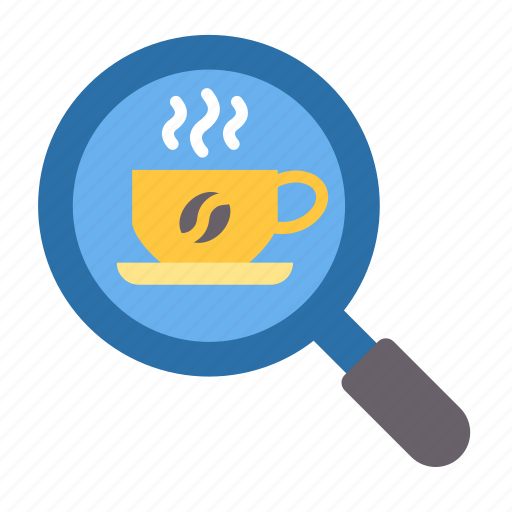 Cafe, food, restaurant, search, coffee, discovery, find icon - Download on Iconfinder