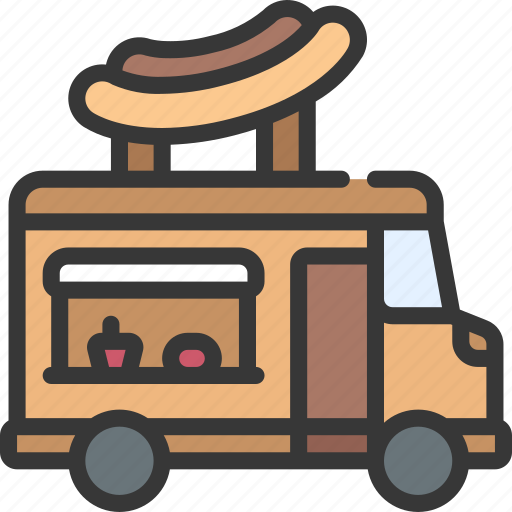 Hot, dog, van, diet, takeout, takeaway icon - Download on Iconfinder